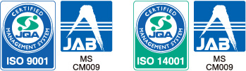 ISO認証取得工場