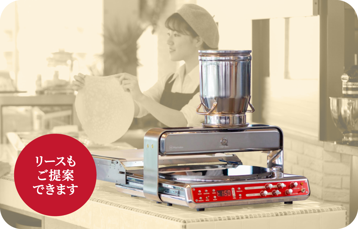 クレープロボットと接客シーン