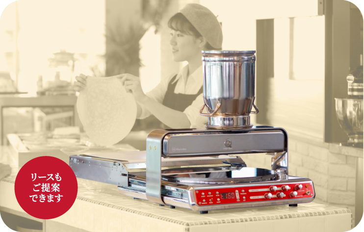 クレープロボットと接客シーン